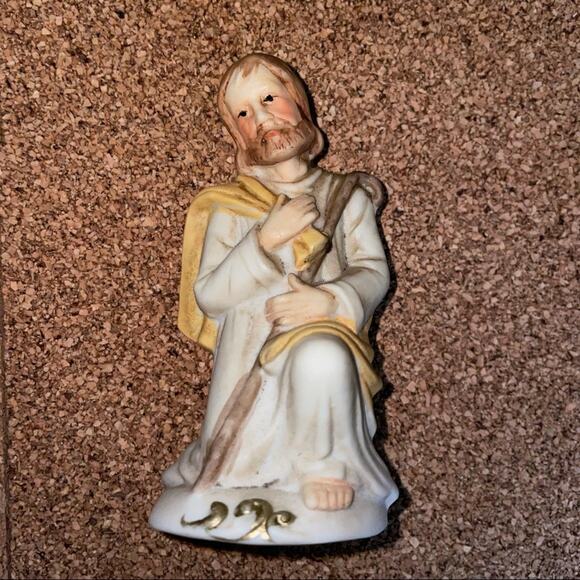 Vintage Nativity Set OCI Omnibus 3 piece Mary Joseph and baby Jesus Christmas - Picture 5 of 10